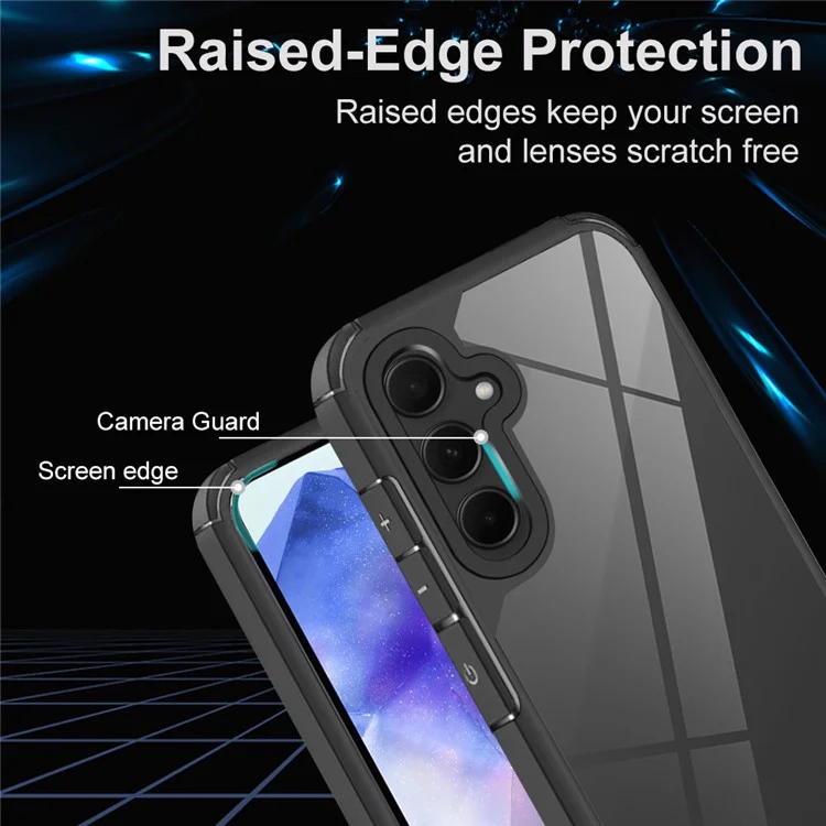Per Samsung Galaxy S23 FE Case Protezione da caduta PC+TPU Custodia posteriore per telefono