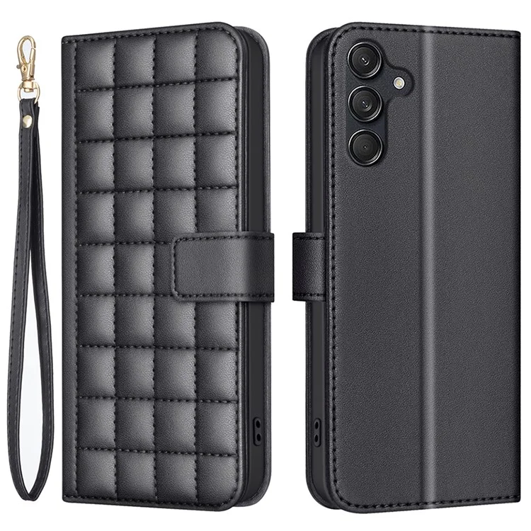 BINFEN COLOR BF34 per Samsung Galaxy A34 5G Custodia Antiurto Custodia in Pelle - Nero