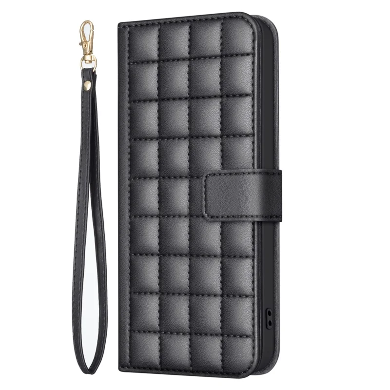 BINFEN COLOR for Samsung Galaxy A25 5G (Global) (161.0 X 76.5 X 8.3mm) Leather Case Wallet Stand - Black