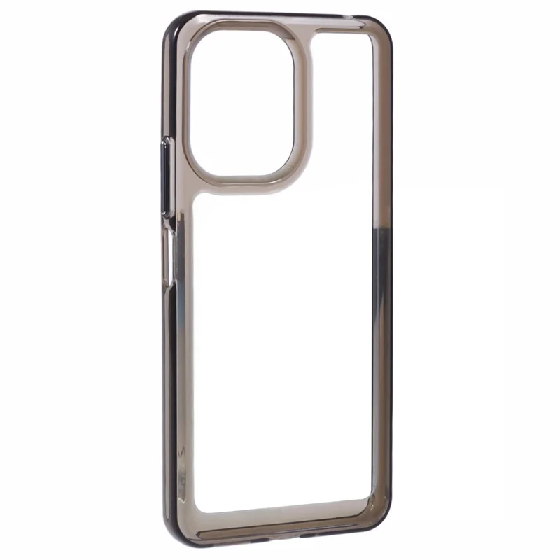 For Xiaomi Poco M6 5G / Redmi 13R 5G / 13C 5G / 13C 4G / Poco C65 4G Case TPU + PC Phone Cover - Transparent Black