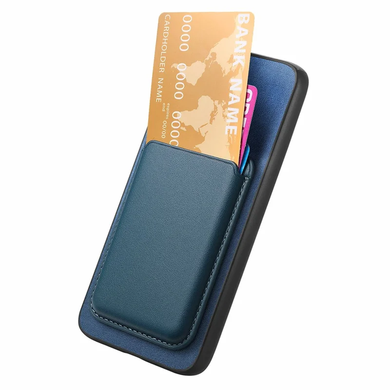 B2 For Samsung Galaxy A35 5G Case Detachable Card Holder Magnetic Phone Cover - Blue