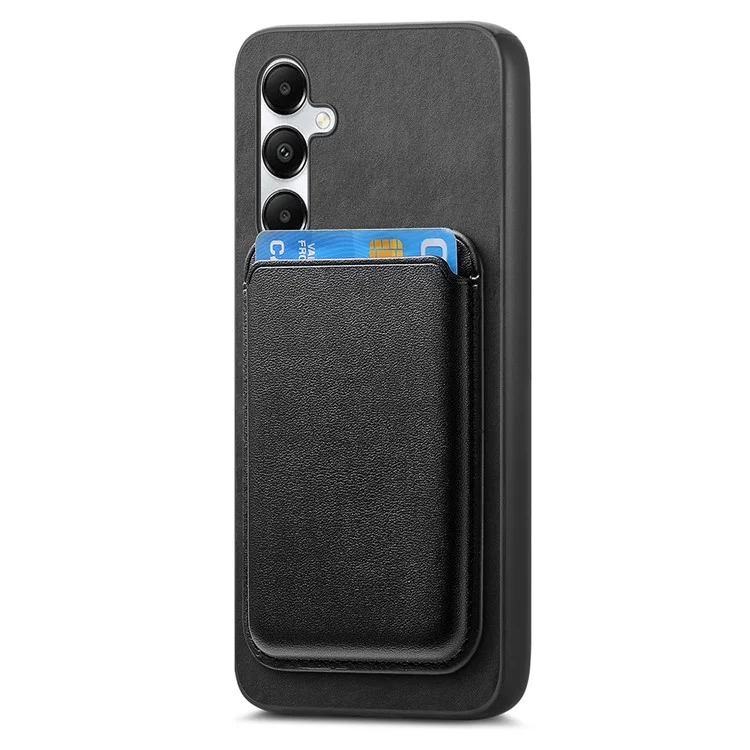 B2 Per Samsung Galaxy A05s 4G Custodia Magnetica per Telefono in Pelle PU e Portacard - Nero