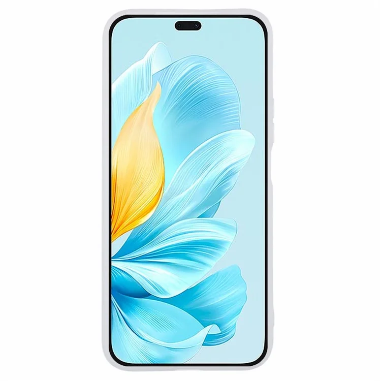 DKSM Series For Honor 200 Lite Case Electroplated Camera Frame TPU Phone Cover - Transparente Branco