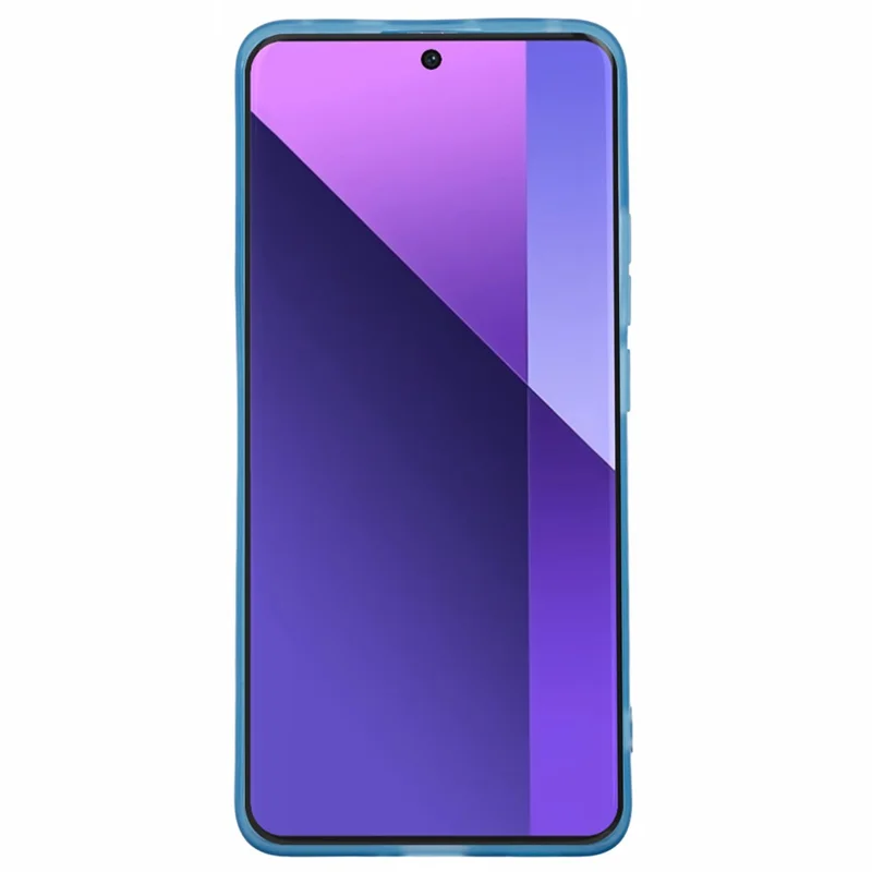 DKSM Series For Xiaomi Redmi Note 13 Pro+ 5G Case Electroplated Camera Frame TPU Phone Cover - Transparent Cyan