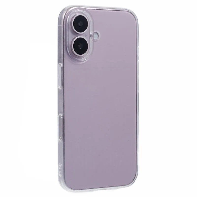 For iPhone 16 Plus Case Watermark-Free 2.0mm Clear Phone TPU Cover