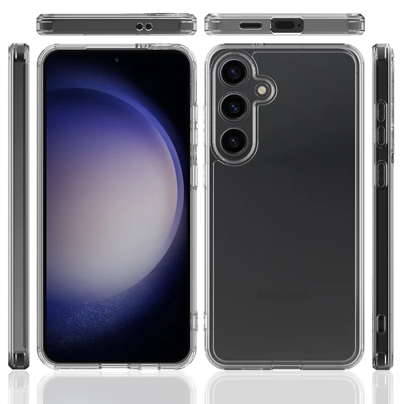 For Samsung Galaxy S24 FE Case TPU+Acrylic Shockproof Clear Phone Cover