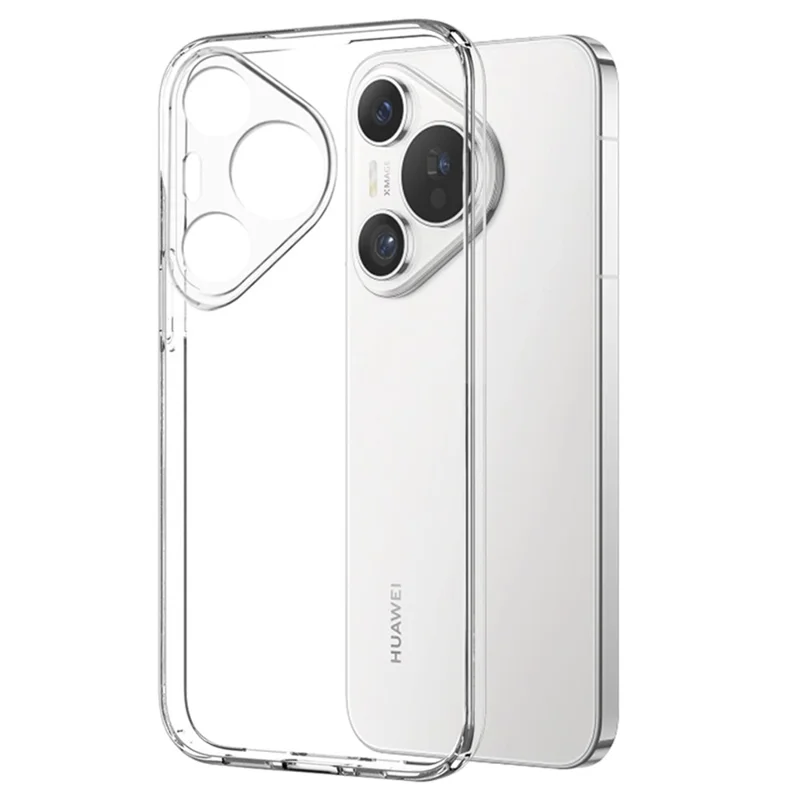 NORTHJO Для Huawei Pura 70 Чехол Clear Soft TPU Чехол для телефона с закаленной стеклянной пленкой