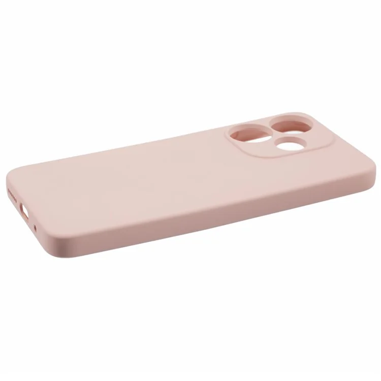Para Xiaomi Redmi 13 5G / 4G / Note 13R 5G Funda Forro de Fibra Suave TPU Funda de Teléfono Ajuste Delgado - Rosa