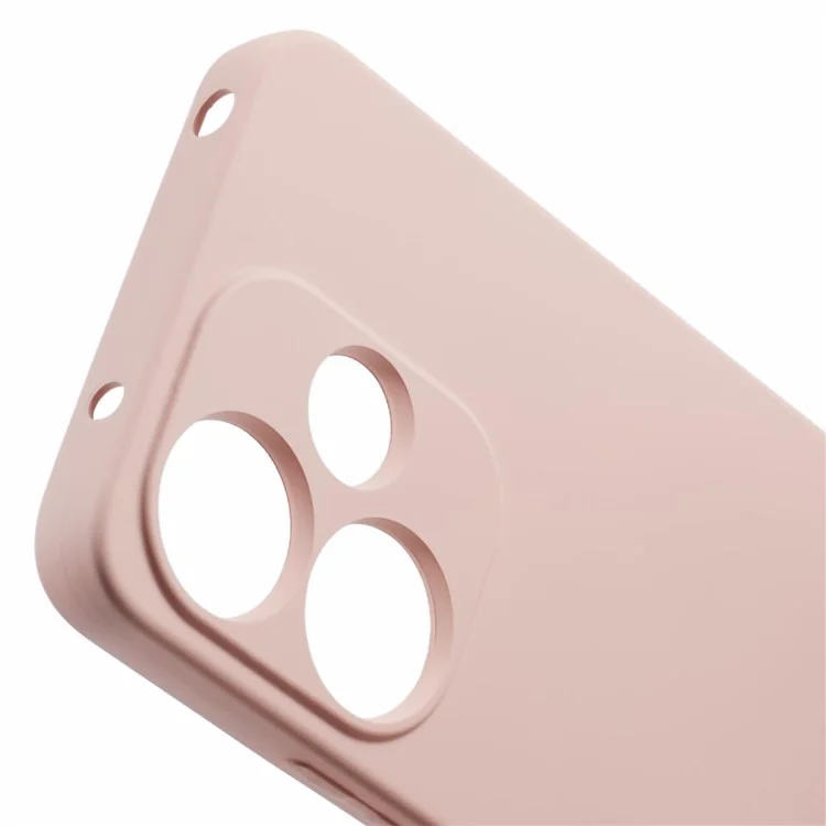 Para Xiaomi Redmi 13 5G / 4G / Note 13R 5G Funda Forro de Fibra Suave TPU Funda de Teléfono Ajuste Delgado - Rosa