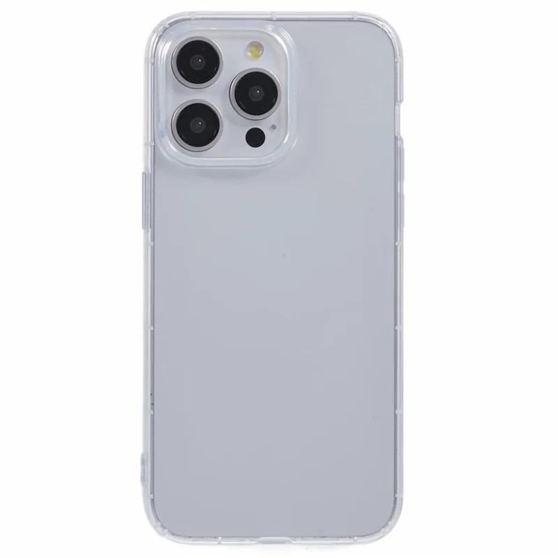 For  iPhone 15 Pro Max Case TPU Anti-Scratch Clear Back Phone Cover