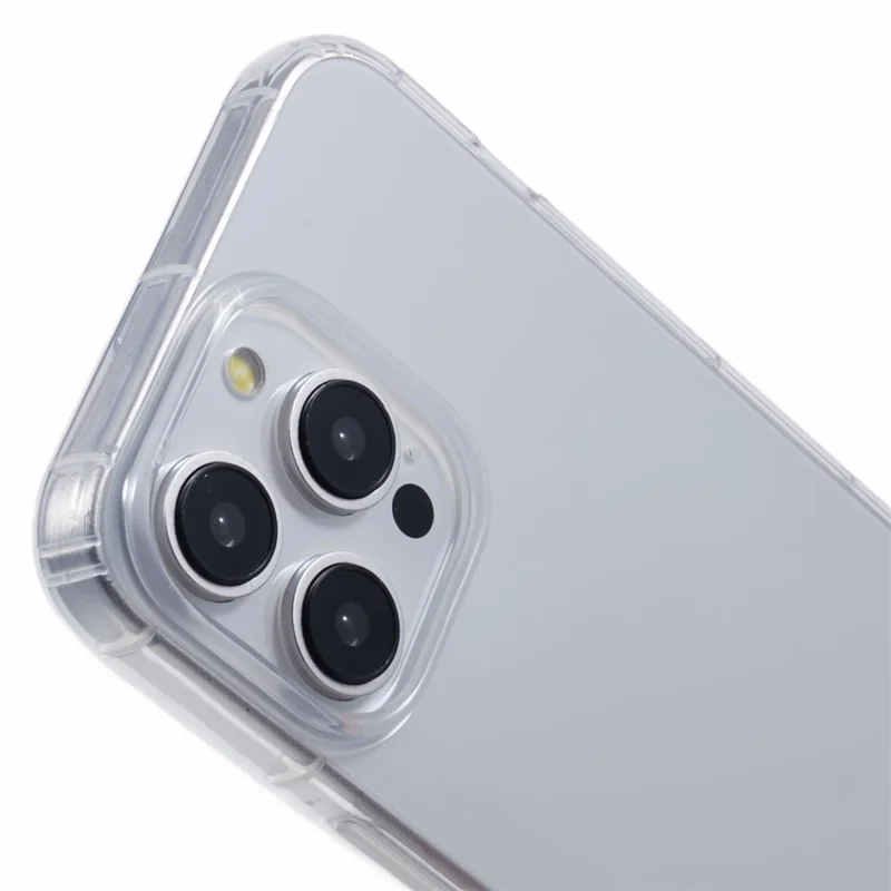 For  iPhone 15 Pro Max Case TPU Anti-Scratch Clear Back Phone Cover