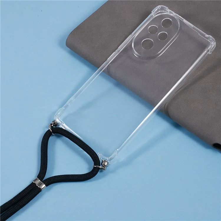 Pour Honor 200 Pro 5G Transparent Case Anti-Scratch TPU Phone Cover