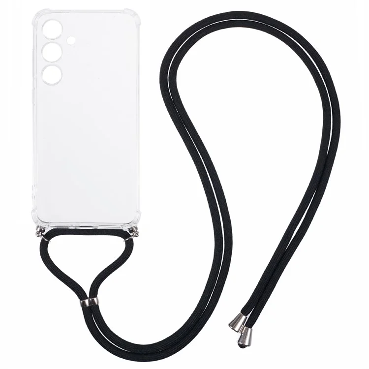 Para Samsung Galaxy S24 FE Carcasa TPU Transparente Funda Teléfono Reforzada en las Esquinas