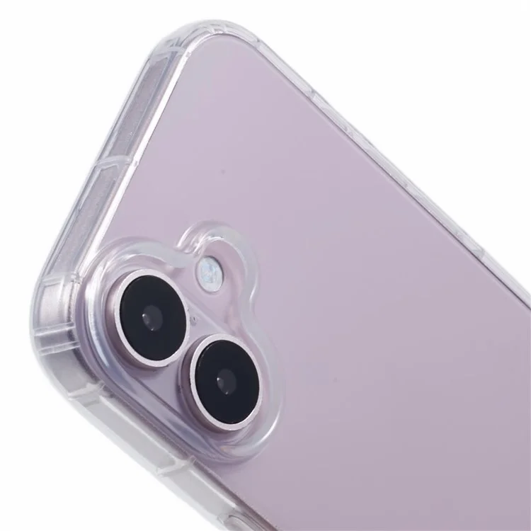 Funda para iPhone 16 Plus TPU Air Cushion Anti Drop Phone Cover (Big Rear Lens Hole)