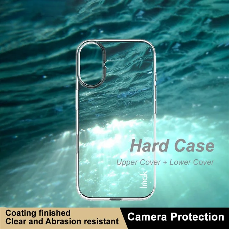 IMAK Crystal Case II Pro для iPhone 16 Прозрачный защитный чехол из ПК