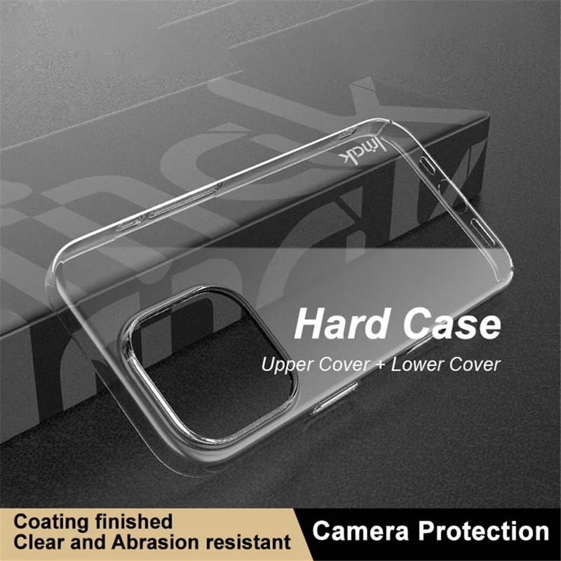 IMAK Crystal Case II Pro for iPhone 16 Pro Clear Case Hard PC Anti-scratch Phone Cover