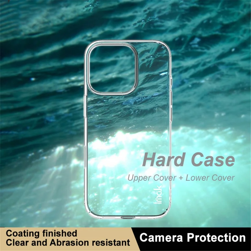 IMAK Crystal Case II Pro for iPhone 16 Pro Clear Case Hard PC Anti-scratch Phone Cover