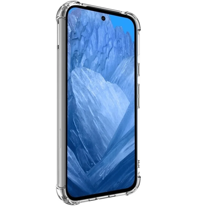 IMAK til Google Pixel 8a Case Stødfast Airbag-hjørner PC+TPU Telefonbeskyttelse