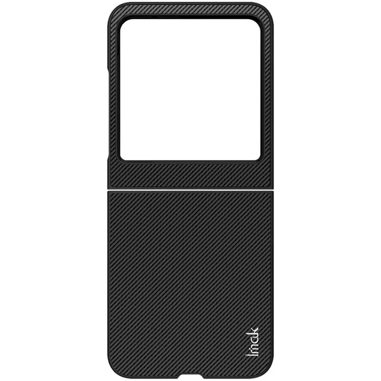 Чехол IMAK Ruiyi Series для Motorola Razr 50 5G / Razr 2024 5G, чехол из углеродного волокна и кожи+ПК