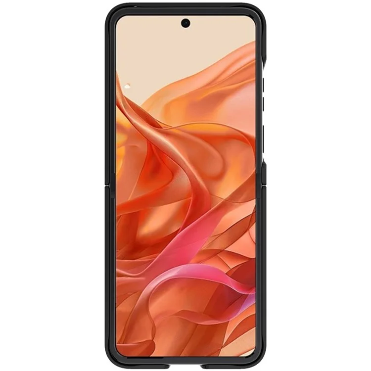 Чехол IMAK Ruiyi Series для Motorola Razr 50 5G / Razr 2024 5G, чехол из углеродного волокна и кожи+ПК