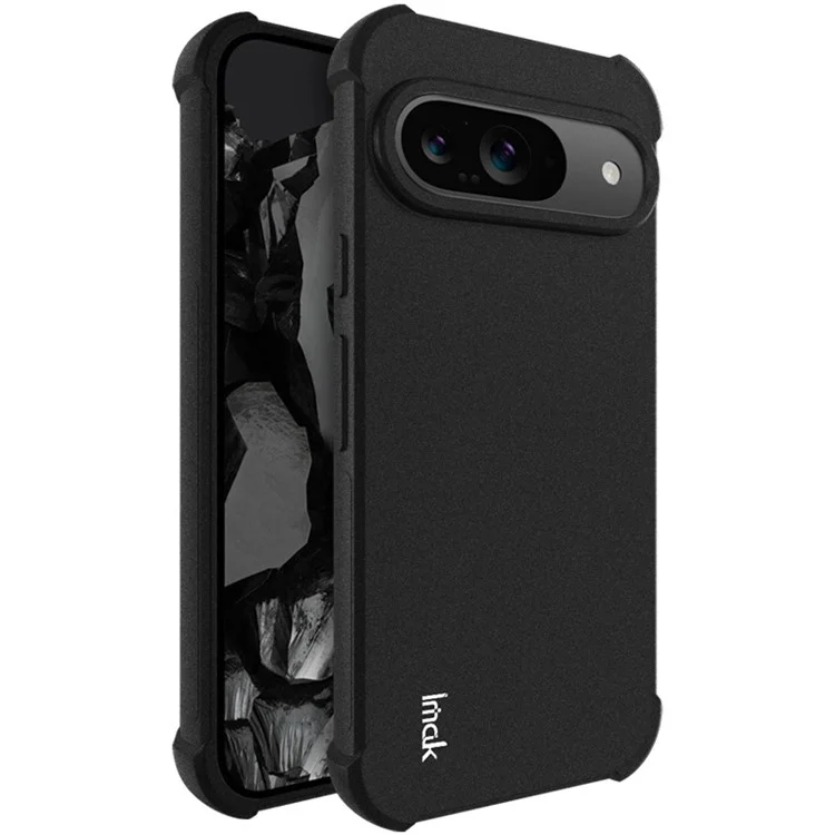 IMAK per Google Pixel 9 / Pixel 9 Pro Cover Protezione Airbag Anti-Drop TPU Custodia per Telefono - Nero