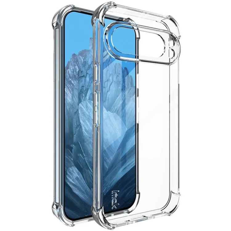 IMAK pour Google Pixel 9 Pro XL Étui TPU Coins Airbag Anti-choc Housse de téléphone - Transparent