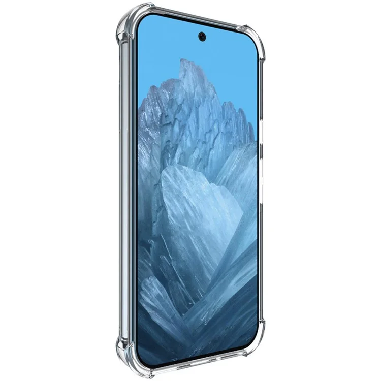 IMAK pour Google Pixel 9 Pro XL Étui TPU Coins Airbag Anti-choc Housse de téléphone - Transparent