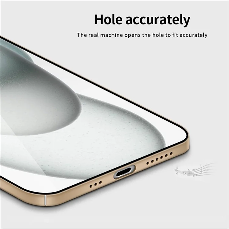 PINWUYO PC Series pour iPhone 16 Étui ultra fin en PC dur Coque de protection téléphone - Noir