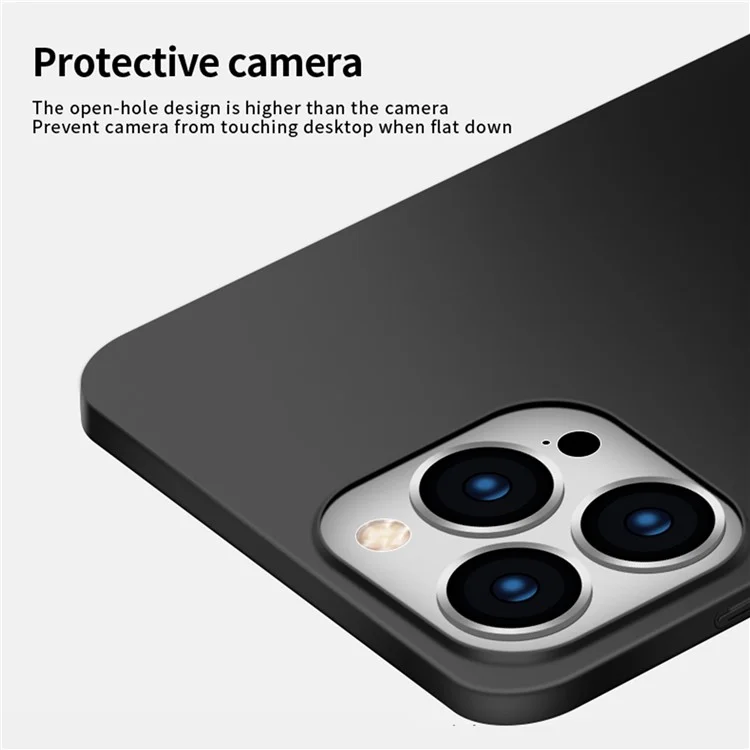 PINWUYO PC Series для iPhone 16 Pro Case Matte Protective PC Phone Cover - Черный