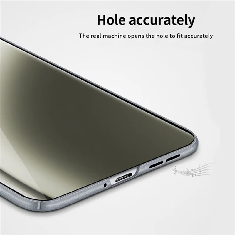 MOFI Shield Matte Series for OnePlus Ace 3 Pro 5G Case Silky Feel Hard PC Phone Cover - Red