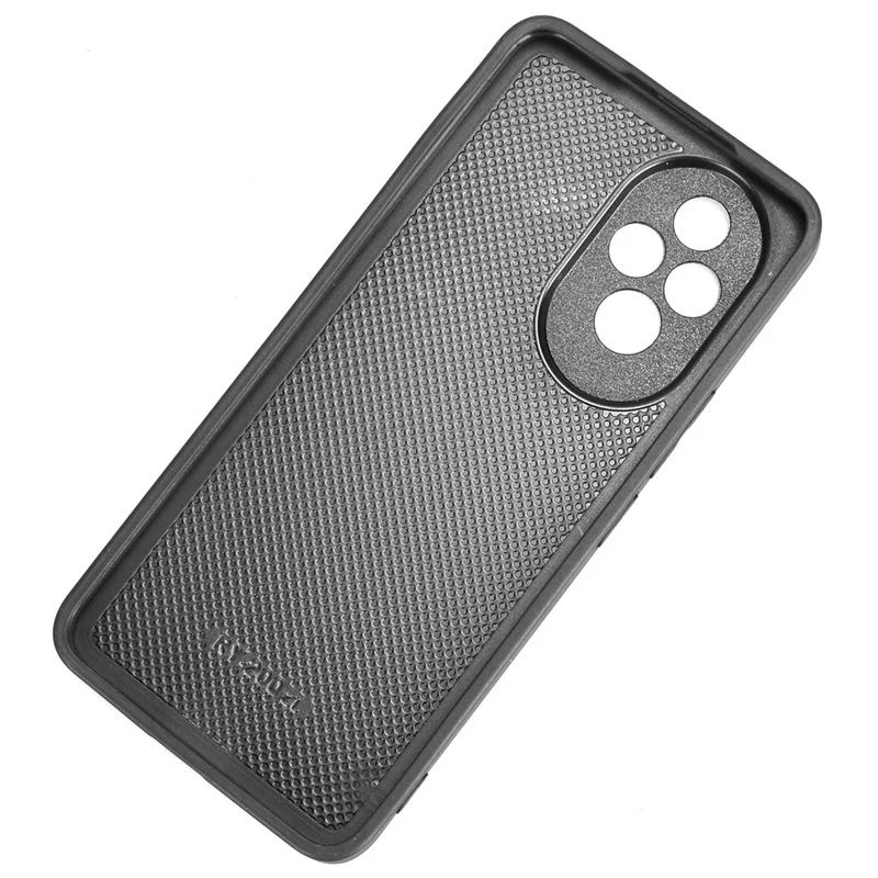 For Honor 200 5G Case Wristband Leather Coated PC+TPU Phone Cover with Bottle Opener - Red