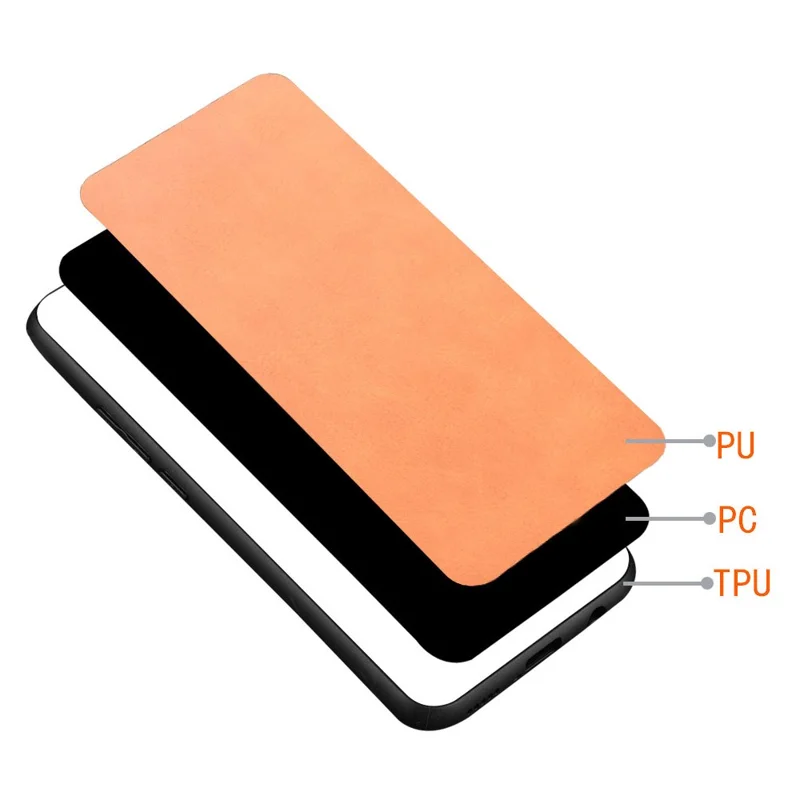 For Honor 200 5G Case Stitching Line PU Leather Coating Hybrid Phone Cover - Orange