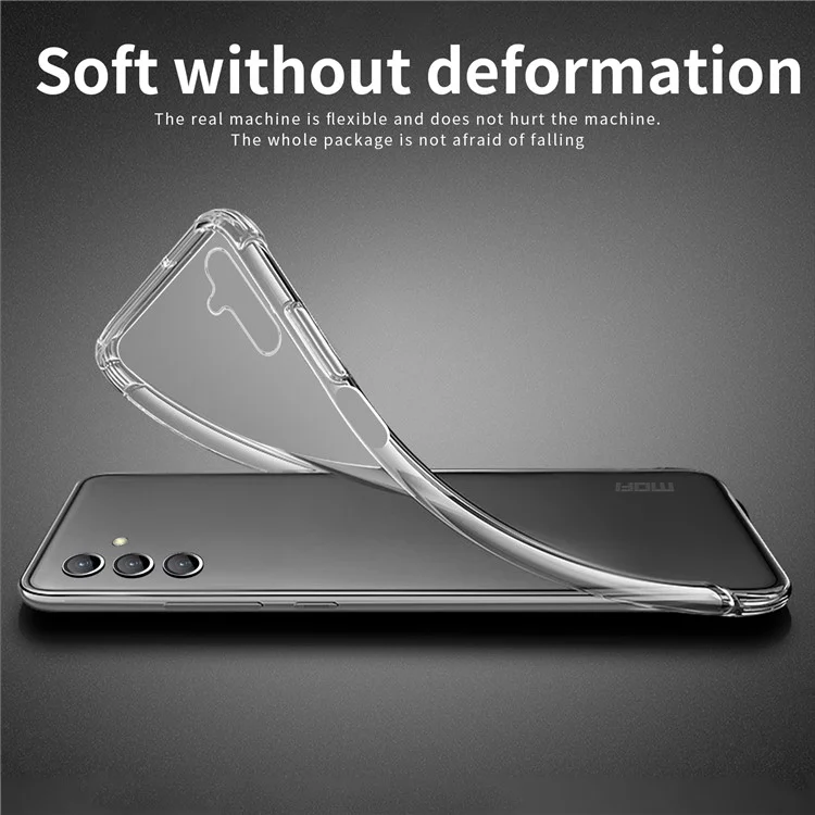 MOFI для Samsung Galaxy S24 FE Clear Case Anti-scratch Soft TPU Phone Cover
