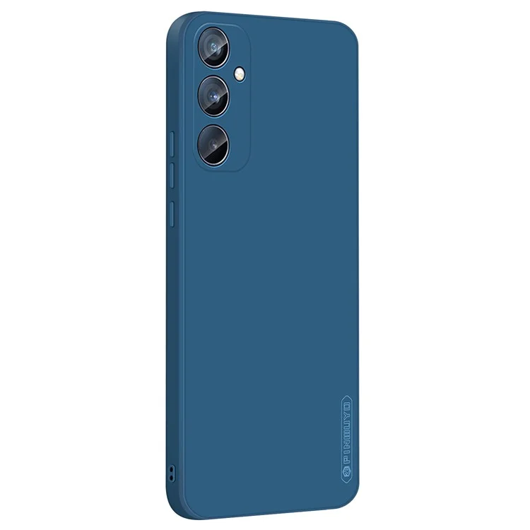 PINWUYO JK Touching Series For Samsung Galaxy S24 FE Case TPU Protective Phone Cover - Navy Blue