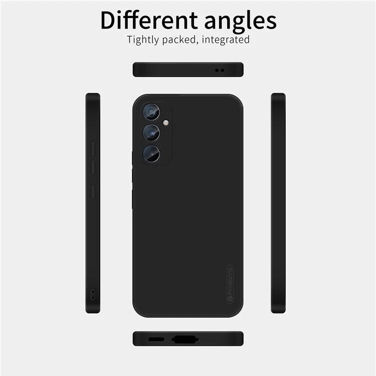 PINWUYO JK Touching Series For Samsung Galaxy S24 FE Case TPU Protective Phone Cover - Navy Blue