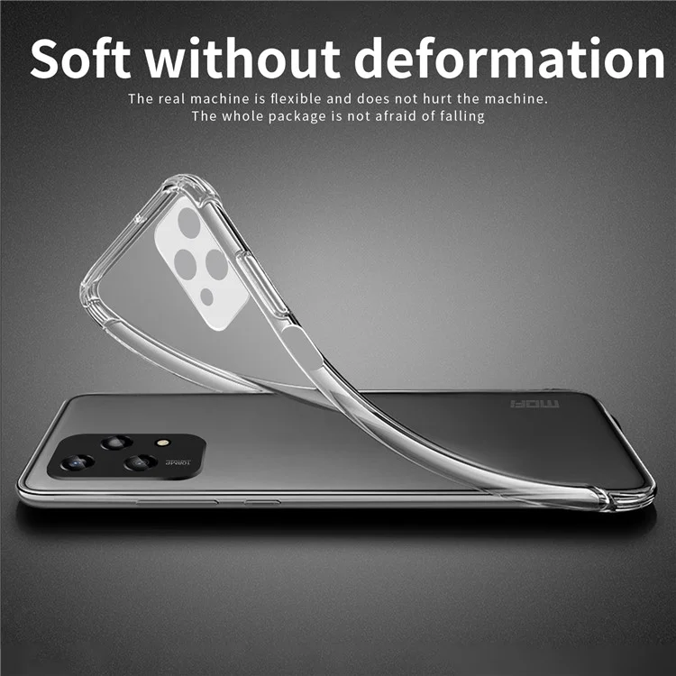 MOFI For Honor 200 Lite Étui de protection en TPU souple transparent