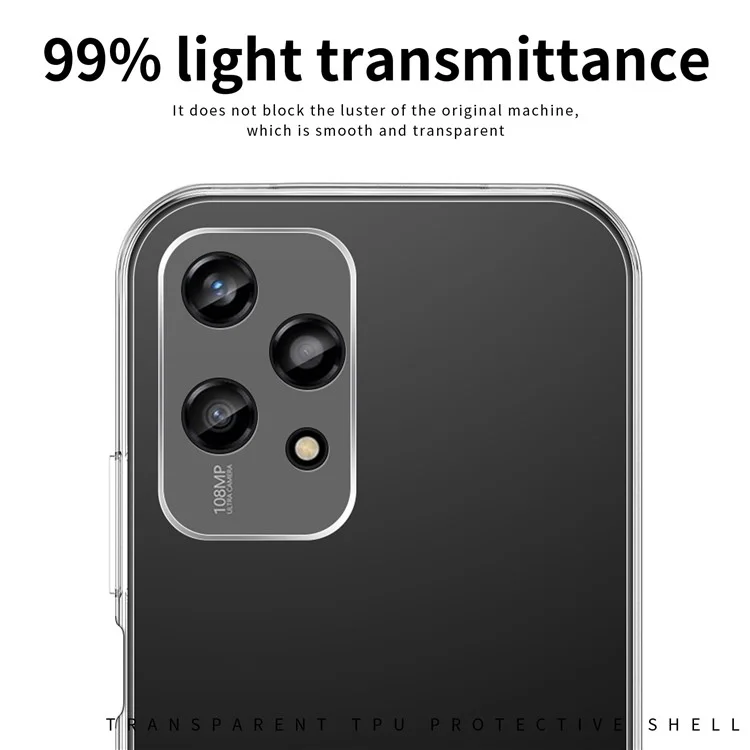 MOFI For Honor 200 Lite Étui de protection en TPU souple transparent