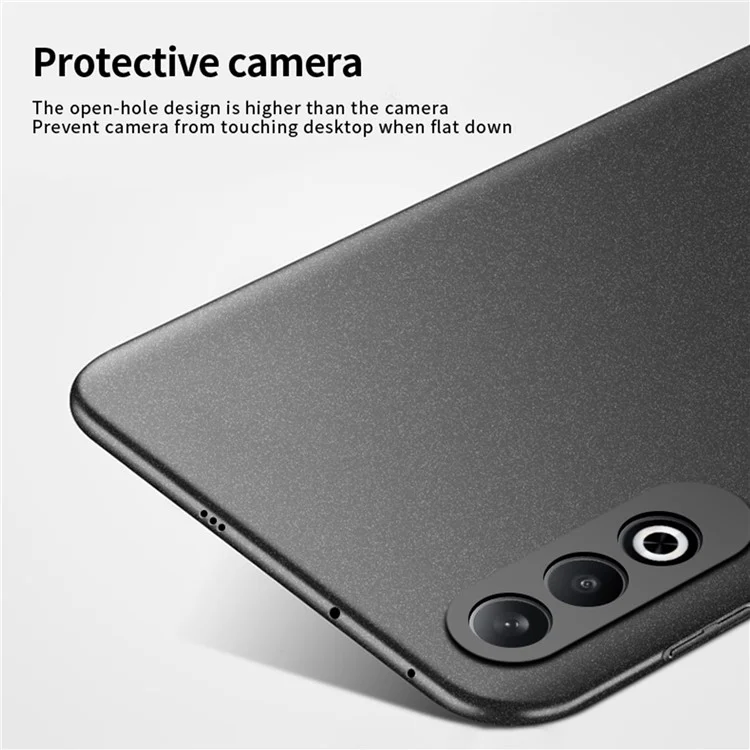 MOFI Shield Matte Series para Oppo K12 / OnePlus Nord CE4 5G Capa PC Phone Cover Ajuste Slim - Preto