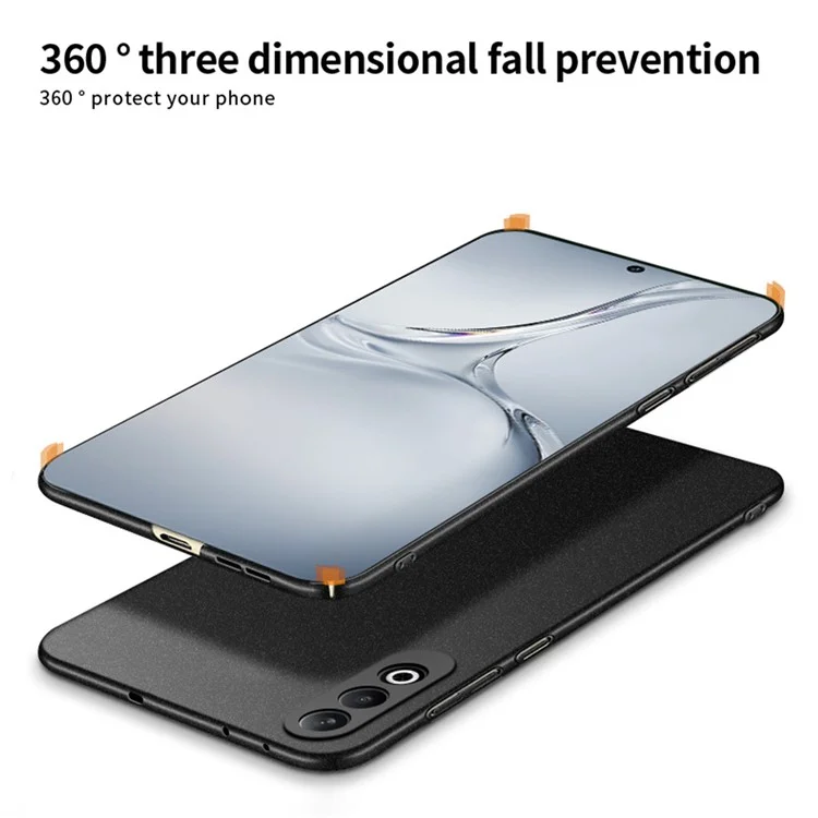 MOFI Shield Matte Series para Oppo K12 / OnePlus Nord CE4 5G Capa PC Phone Cover Ajuste Slim - Preto