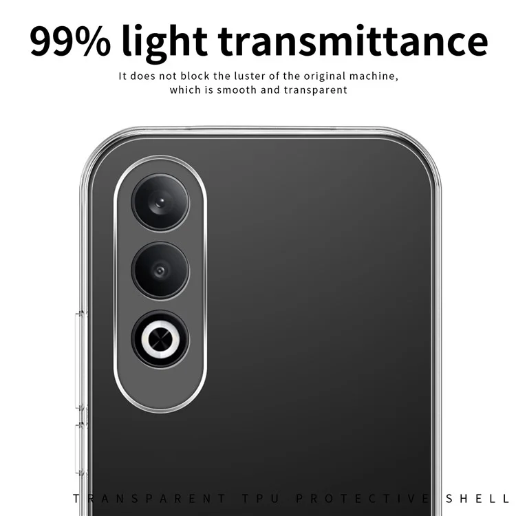 MOFI per Oppo K12 / OnePlus Nord CE4 5G Case Soft TPU Custodia Telefonica Trasparente