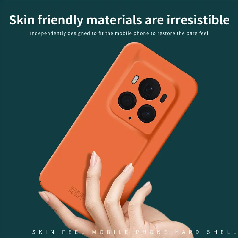 MOFI JK Qin Serie Für Honor Magic6 Ultimate 5G Hülle TPU+Acryl Hybrid Handyhülle - Orange