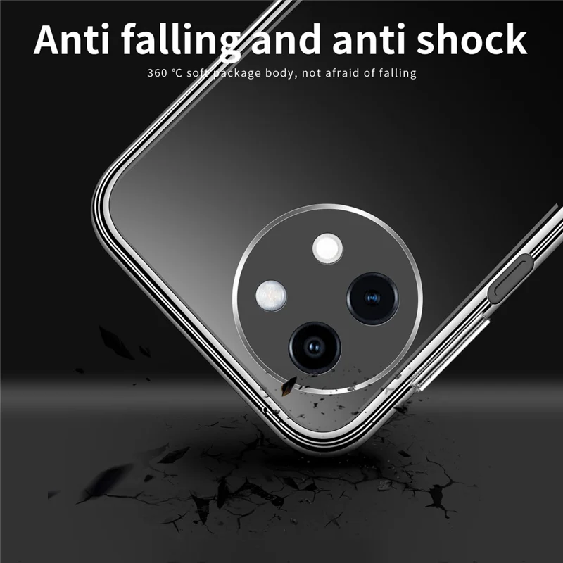MOFI For vivo Y38 5G Case Transparent Slim TPU Mobile Phone Cover