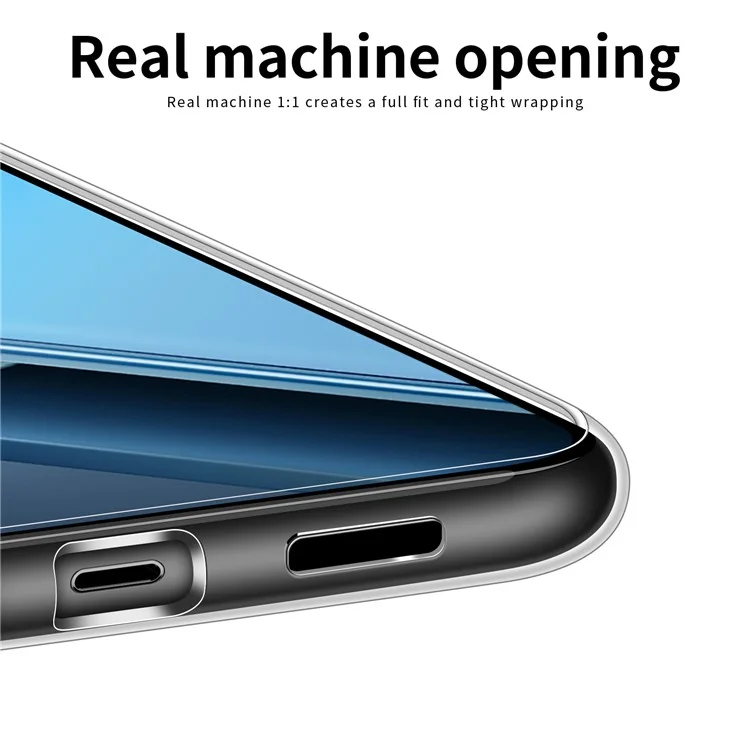 Чехол MOFI для vivo iQOO Z9 Turbo 5G, гибкий TPU-чехол, прозрачный