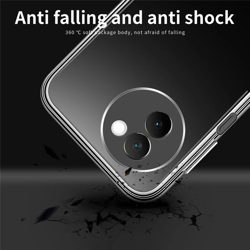 MOFI Für vivo V30e 5G TPU Hülle Transparenter Schützender Handyhülle