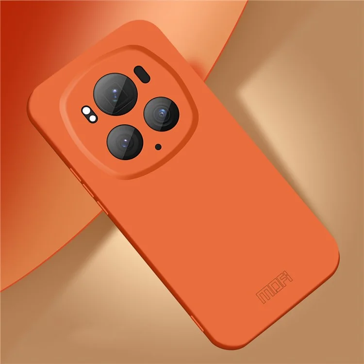 MOFI JK Qin Series For Honor Magic6 Pro 5G Coque Orange Anti-Rayure TPU+Acrylique Housse de Protection