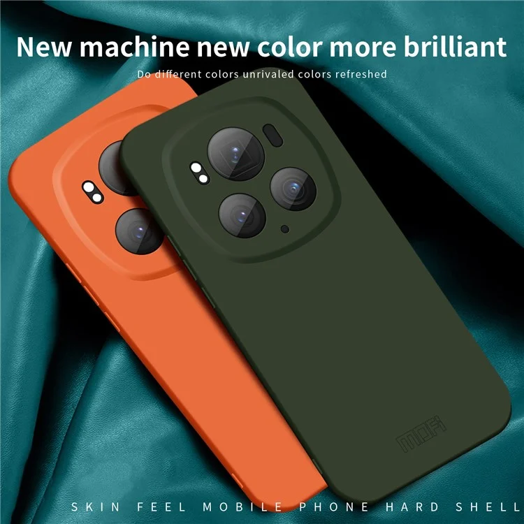MOFI JK Qin Series For Honor Magic6 Pro 5G Coque Orange Anti-Rayure TPU+Acrylique Housse de Protection