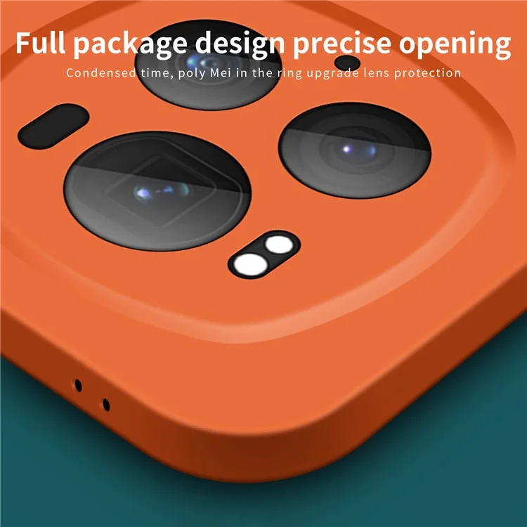 MOFI JK Qin Series For Honor Magic6 Pro 5G Coque Orange Anti-Rayure TPU+Acrylique Housse de Protection