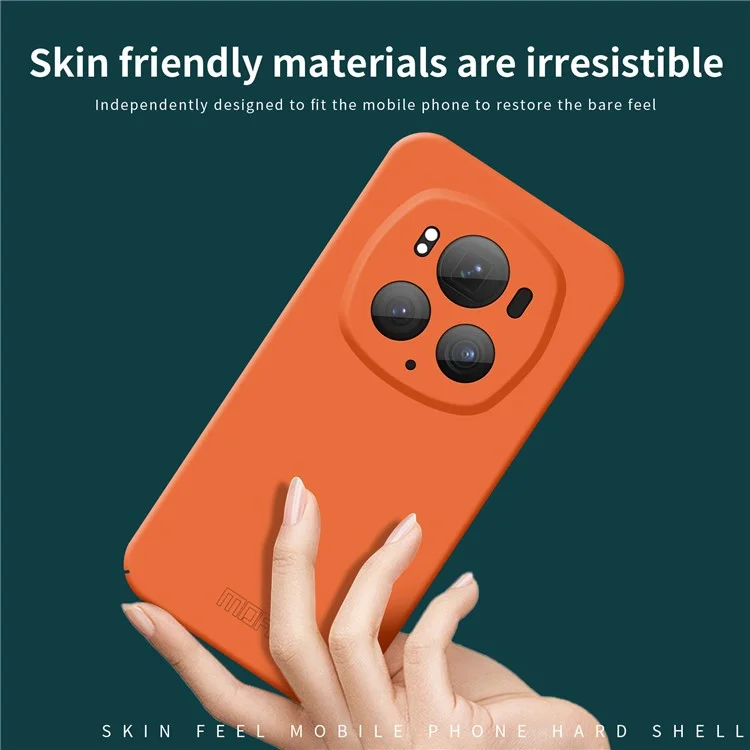 MOFI JK Qin Series For Honor Magic6 Pro 5G Coque Orange Anti-Rayure TPU+Acrylique Housse de Protection