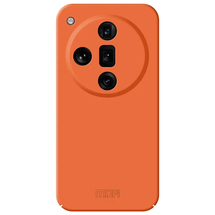 MOFI JK Qin Série Pour Oppo Find X7 5G Étui Skin Touch TPU+Acrylique Housse de Téléphone - Orange