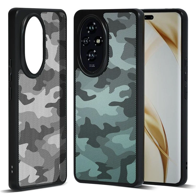IBMRS Для чести 200 Pro 5G Чехол жесткий ПК мягкий TPU Чехол для телефона Угловые подушки безопасности Противоударный - Художественный камуфляж